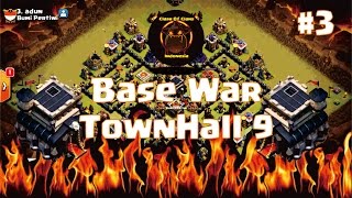 3 Base War TH 9 Keren Anti 2 Star  Replay [upl. by Bui]