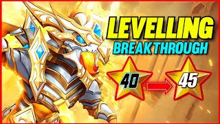 Leveling BT level 40 to 45 Of Malefica Castle Clash  NEW resource profound Stone🔥🔥 [upl. by Hennebery]