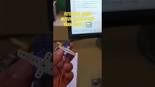 Rotating servo motor using pwm raspberry pi servo iot raspberrypi [upl. by Lacey]