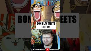 Bon Clay Meets Luffy  One Piece onepiece onepiecereaction reaction anime [upl. by Nilknarf763]