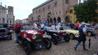 La partenza da Mantova del Gran premio Nuvolari 2023 [upl. by Roanne]