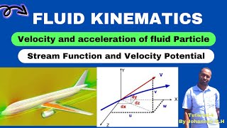 Fluid Kinematics Velocity and acceleration of fluid particle [upl. by Sinaj]