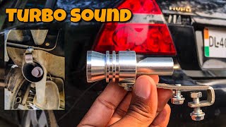 TURBO SOUND Whistle Effect For Car Exhaust  Techno Khan [upl. by Paris611]