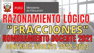 RAZONAMIENTO LOGICO MATEMATICO PARA NOMBRAMIENTO DOCENTE 2021MINEDU CONTRATA DOCENTE 20222023 [upl. by Eirac853]