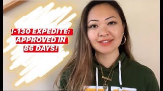 HOW TO I130 EXPEDITE GUIDE 86 days filing to approval [upl. by Akoyin]