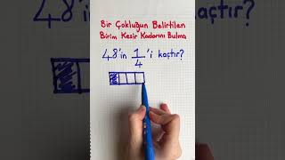 bir çokluğun belirtilen birim kesir kadarını bulma [upl. by Caroline]