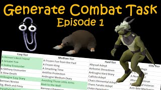 I am the Combat Tasker  Generate Combat Task Episode 1 [upl. by Arzed]