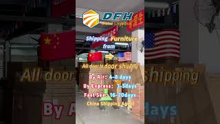 Shipping furnitures from China to USA shiptousa chinashippingagent dfhfreight [upl. by Lee]