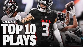 Top 10 Atlanta Falcons plays from the 2023 season  Highlights [upl. by Vina]