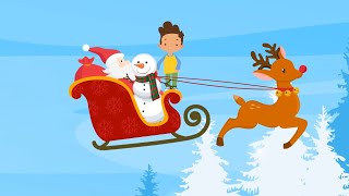 ❤️Canción de NAVIDAD en INGLES con LETRA para NIÑOS BELLA animación para cantar en INGLES 🎅☃️ [upl. by Lyns]