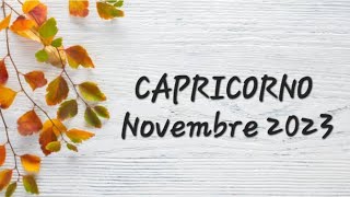 🔮⭐ ❤️ 🍀 CAPRICORNO NOVEMBRE 2023🔮⭐ ❤️ 🍀 [upl. by Adrienne]