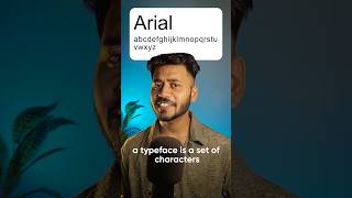 Theres a difference between Typeface and Fonts graphicdesinger adobeillustrator font [upl. by Nea]