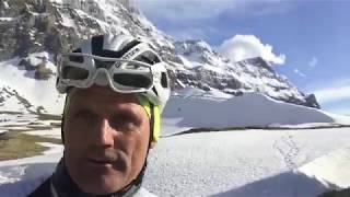 SCHÄGALP SÄNTIS MIT DEM RENNVELO IM WINTER  SWISSPOWERJET [upl. by Vlada]