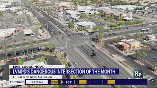 Las Vegas police focus on dangerous intersections for traffic enforcement [upl. by Lubba]