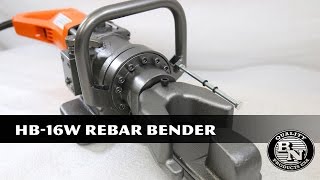 HB16W  58quot Rebar Bender Preview [upl. by Ariam110]