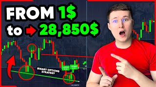 From 1 to 28850  THIS BINARY TRADING STRATEGY WILL ALWAYS WORK  Binary options  Pocketoption [upl. by Faulkner]