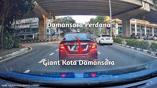 DRIVE DAMANSARA PERDANA  GIANT KOTA DAMANSARA [upl. by Aicia625]