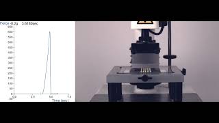 AACC Standard Pasta Blade  AACC Standard method 665201 using a Texture Analyser [upl. by Enifesoj]