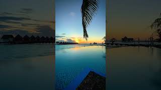 Sunsets at Mercure Maldives Kooddoo Adults Only Resort [upl. by Nannarb]