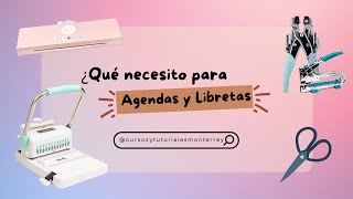 ¿Qué material y maquinas necesito para hacer Agendas y Libretas [upl. by Tiedeman]