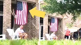 Soldier Ordered To Remove American Flag From Rental Home Doesnt Back Down [upl. by Llerref]