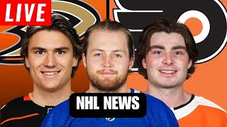 LIVE TRADE REACTION Flyers Get Drysdale from Ducks for Cutter Gauthier  William Nylander Contract [upl. by Clea]