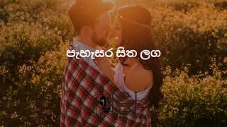 Pahasara sitha laga  පැහැසර සිත ලග slow  cover feeling SN productions [upl. by Canfield]