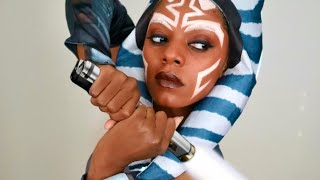 DeJediing Myself Ahsoka Halloween Makeup Removal [upl. by Rramahs]