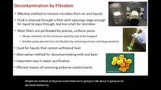 Controlling Microbial Growth Other Forms of Physical Control [upl. by Egor]