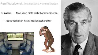 Paul Watzlawick Menschliche Kommunikation 5 Axiome [upl. by Aietal]