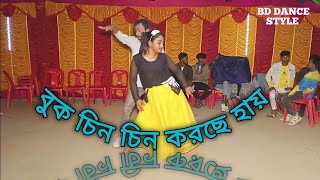 Buk Chin Chin Korche  বুক চিন চিন করছে  BD Dance Style 2023 [upl. by Llimaj]