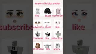 Make your Avatar roblox videoshort [upl. by Ailati994]