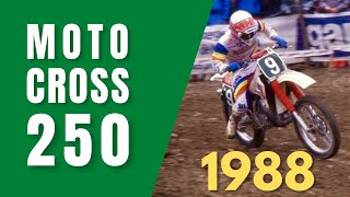 Best of MX 250 1988  Motocross season review [upl. by Arded]