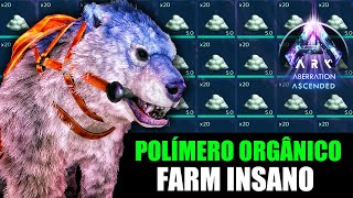 MELHOR FARM DE POLÍMERO ORGÂNICO  PESO PRETO EM MINUTOS  ARK ABERRATION ASCENDED [upl. by Spanjian]