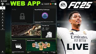 EA FC 25 WEB APP Launched  Live FIFA 25 Web App [upl. by Sesylu]