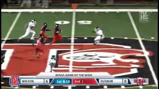 Dunbar 2 Willie Thorne 84 yard kick return TD [upl. by Keppel]