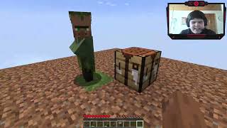 Oneblock en Minecraft Primer Gameplay de Minecraft [upl. by Ivgnout]