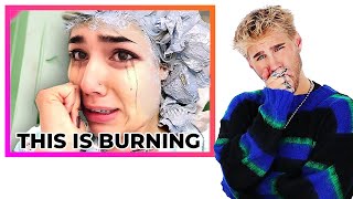 Hairdresser Reacts To Disaster DIY Bleaching [upl. by Adikram]