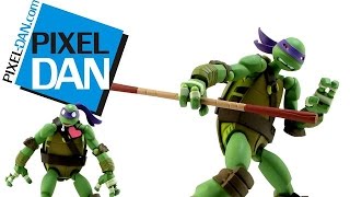 Revoltech Teenage Mutant Ninja Turtles Donatello Figure Video Review [upl. by Kendy]