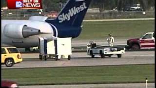 Flight Makes Emergency Landing At Mitchell International [upl. by Gracye181]