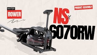 Water Rower Rowing Machine  NS 6070RW Marcy Assembly Help Video [upl. by Enitsuga743]