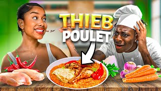 ON FAIT DU THIEB POULET 🧑🏽‍🍳🍗 [upl. by Aniz]