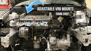 Adjustable VR6 Engine Mounts for VW MK3 amp MK2 [upl. by Shari]