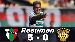 Palestino 5 Vs 0 Cobreloa  Resumen Y Goles  Campeonato Itaú 2024 [upl. by Wileen723]