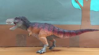 Review 133 Safari Ltd 2017 Feathered Trex [upl. by Naesed]