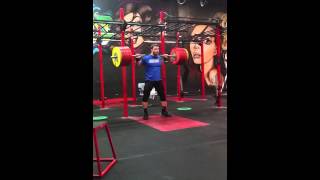 Dmitry Klokov  250kg slow squat with pause [upl. by Nnylav531]