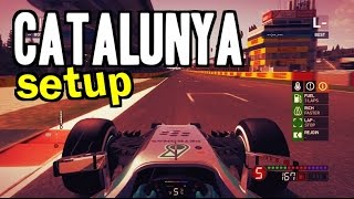 F1 2014 Catalunya Hotlap  Setup Commentary [upl. by Anila]