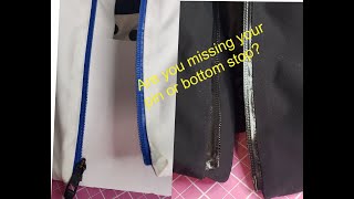 How to replace the pin and or Insertion box on zipper [upl. by Scheck331]