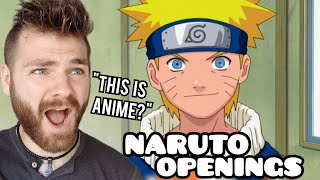 First Time Reacting to quotNARUTO Openings 19quot  Non Anime Fan [upl. by Lessur]