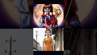 Annabelle vs Squid Game Doll vs Vampire Mummy Alien Werewolf [upl. by Rao]